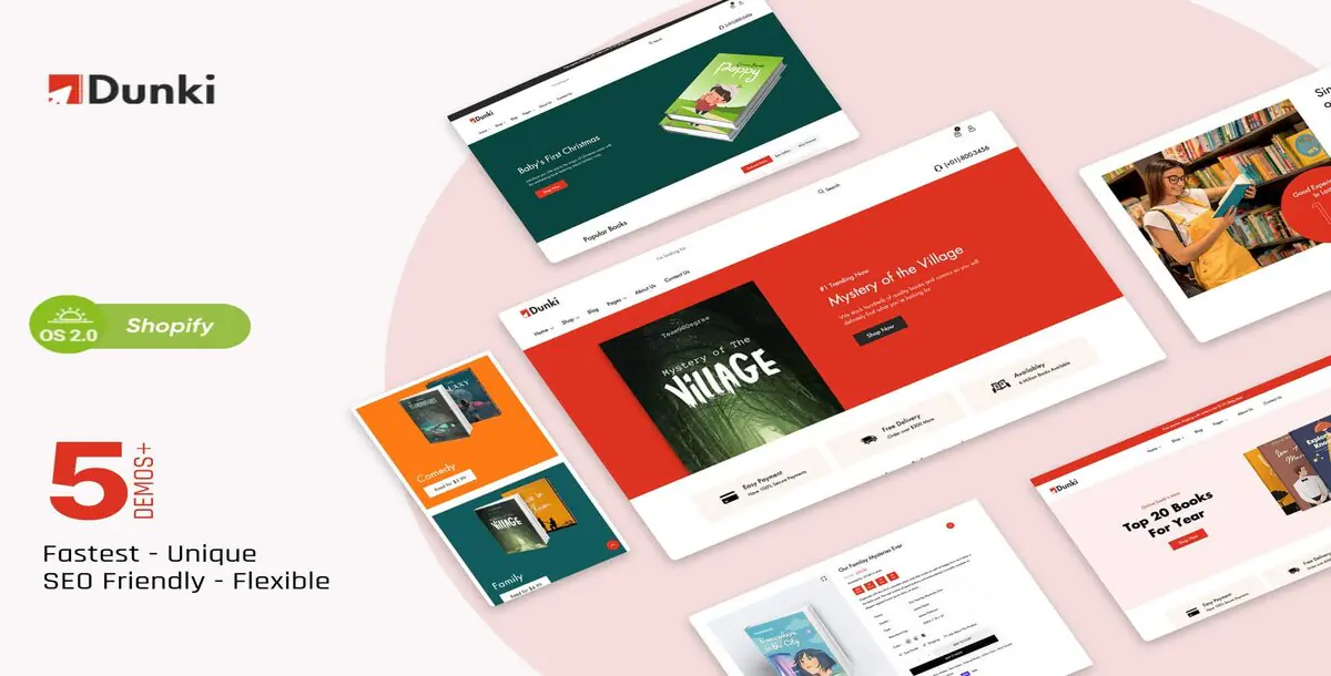 Dunki Book Store Shopify Theme Download