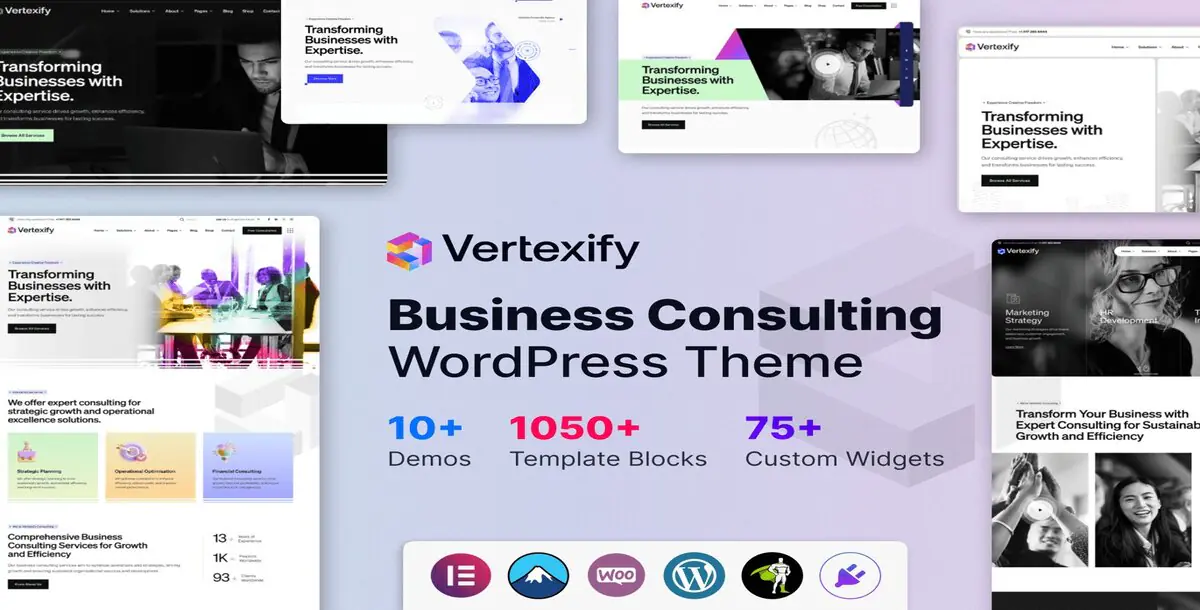Vertexify Business Consulting WordPress Theme