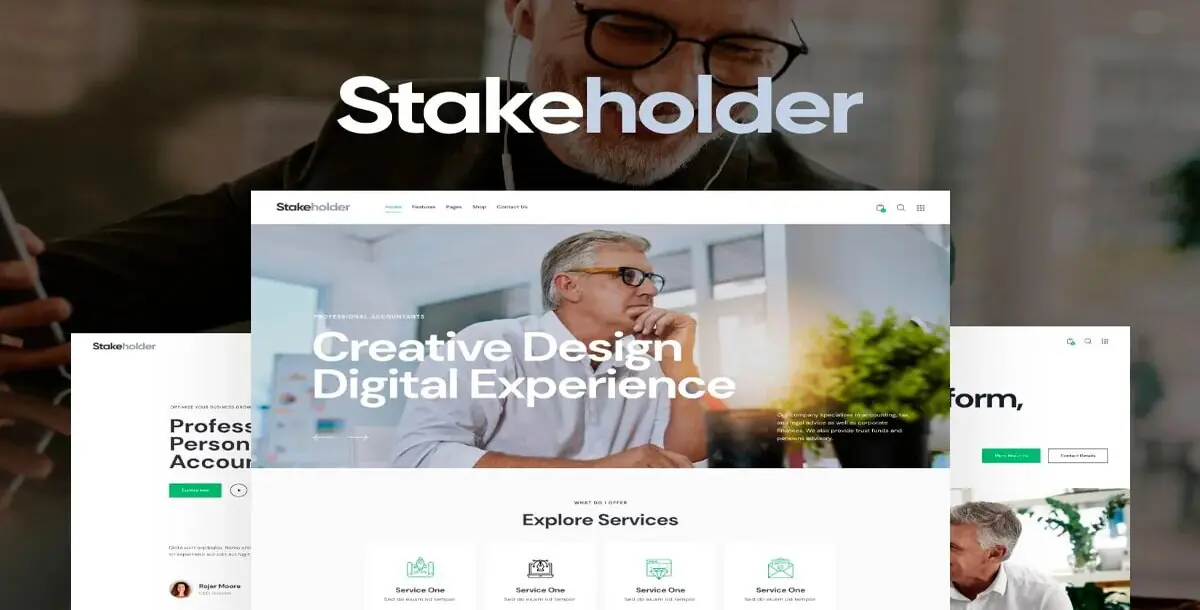 Stakeholder WordPress Theme: Responsive & Stylish Multi-Purpose Business WordPress Theme 💼