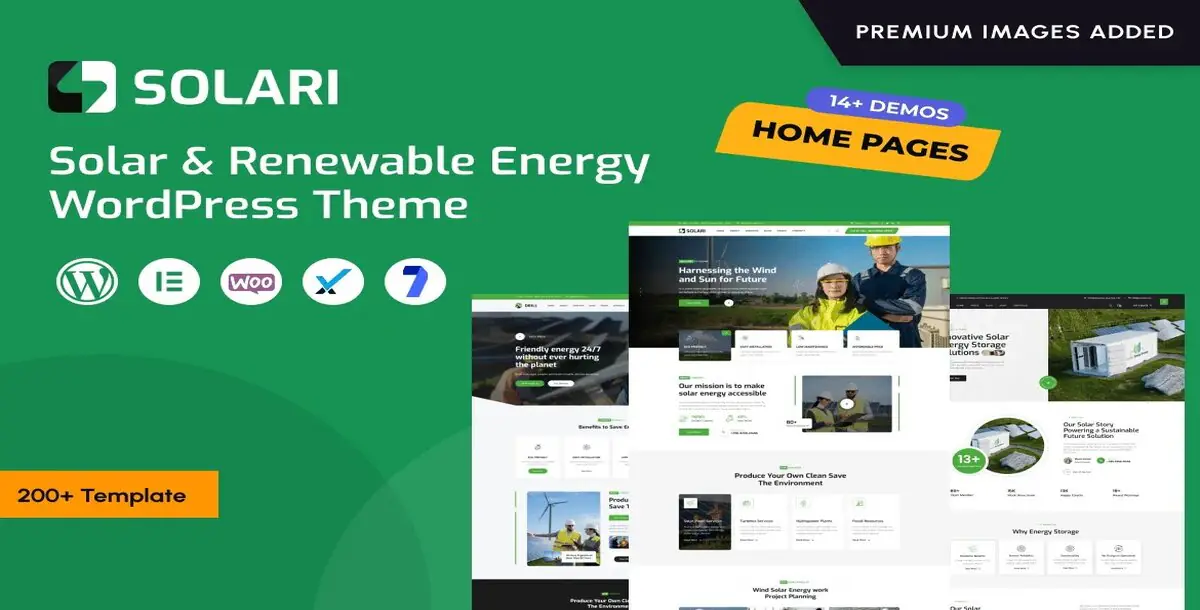 Solari Ecology & Solar Energy WordPress Theme: Power Your Online Presence! 🌞💻