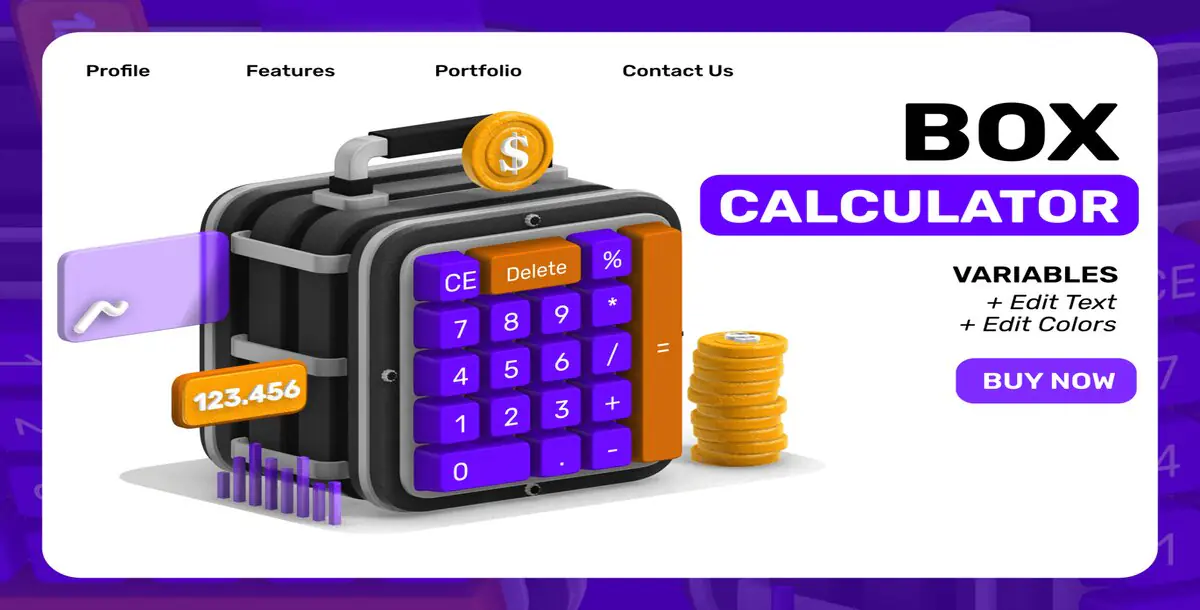 Box Calculator Download, Incl. 3D & Box